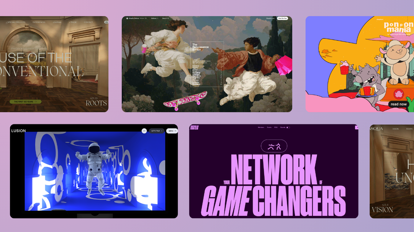 Creative inspiration: Digital worlds we’d happily get lost in.